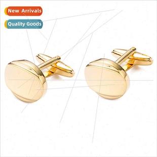 Cufflinks Shirt Oval Qualy Bean French