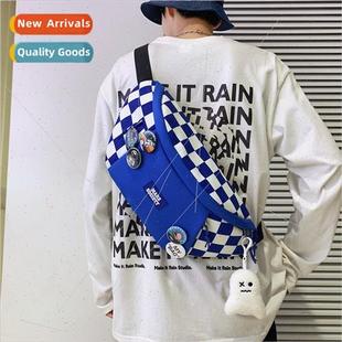 Japan crossbody bag men bag checkerboard checkerboard chest