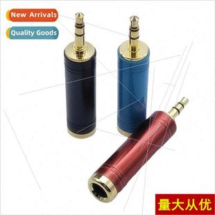 Gold-plated 3.5 Male to 6.35 Female Adaptor Audio Plug Micro