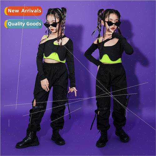 Girls Jazz Dance Permance Costume June 1st Children Set Danc