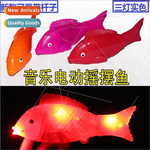 Electric simulation free fish full body luminous wh lights m