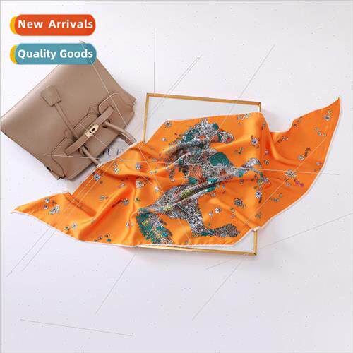 Summer thin small neckerchief rhombus long twill silk silk s