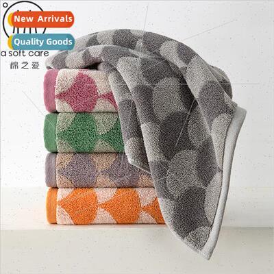 Cotton jacquard thickened terry towel 34*75CM 110g soft abso