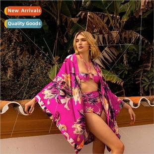 2023 Europe New Two Printed Bikini Spl Strappy Point