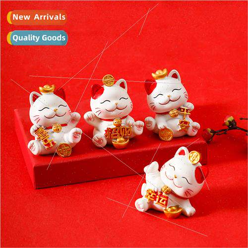 Cute cat ornaments home living room decorations creative hou