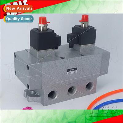 Three-posion five-way double electric control slide valve K3