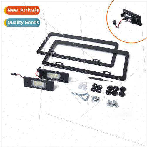 适用BMW BMW E81 License Plate Light+License Plate Frame Repl