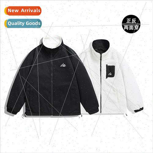 Winter new sweater men two sides wear particles fleece thick