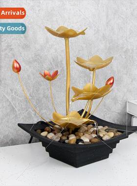 home decor simple flowing water ornaments coffee table TV ca