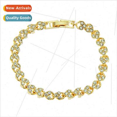 New Roman simple love heart shape diamonds full diamonds wom