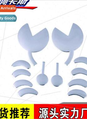 R723 Cute crab car stickers are running amok 3D soft rubber