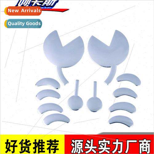 R723 Cute crab car stickers are running amok 3D soft rubber