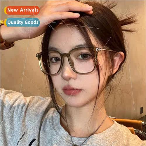 Large frame eyeglasses female can be equipped myopia degrees