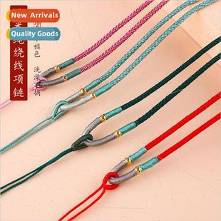 rope woven winding hand sim necklace Corn