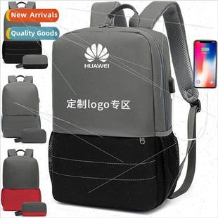 backpack men printed computer shoulde logo Business