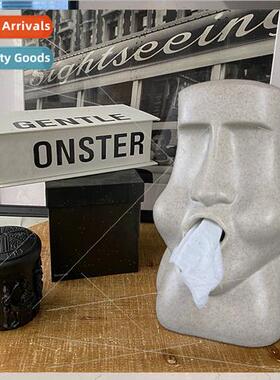 Moai tissue box Easter Island Moai household paper box Scand