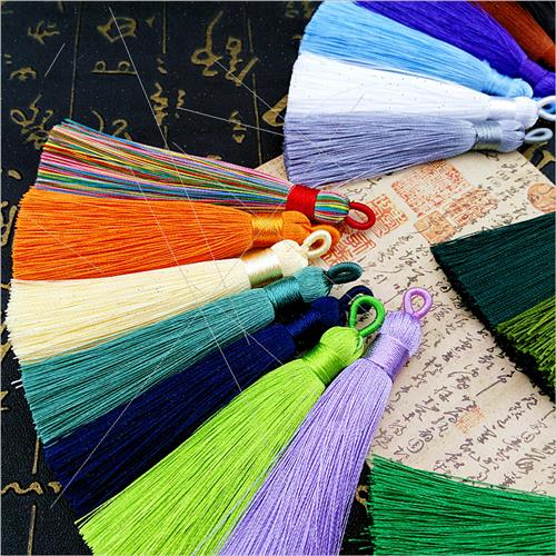 Pull ring tassel spike Chinese knot spike DIY handmade tasse