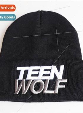 drama less wolf TEEN WOLF three-dimensional embroidery knted