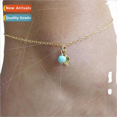 Europe fashion ladies exquise foot jewelry simple metal leav