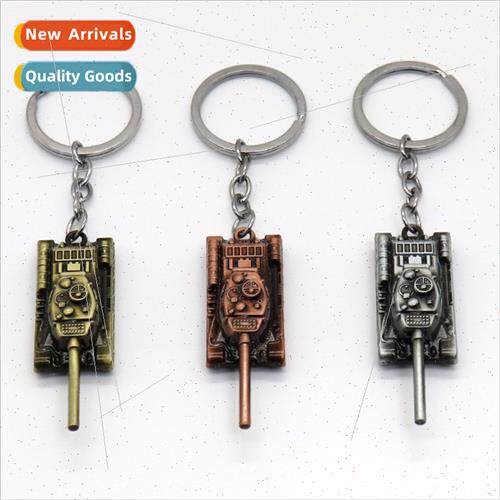 WOT World of Tanks  rotating mini car keychain pendant milar