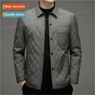 jacket 2023 Men casual down business lapel