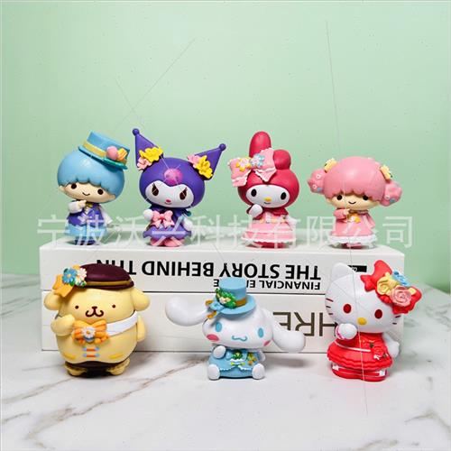 Sanrio hpuppet blind box Flower season Melody Kuromi Tamagot