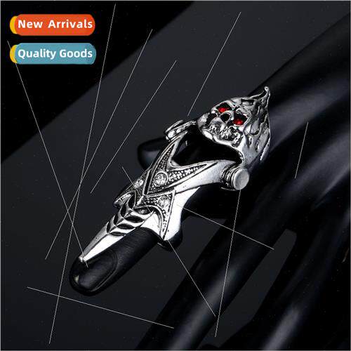 Ghost skull ring Bully joints bendable ring men fashion skul