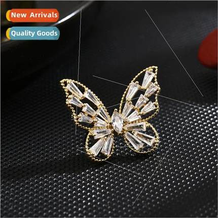 new atmosphere  Korea small wind incense zirconia butterfly