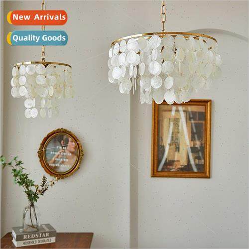 Scandinavian French Italian light luxury retro real shell ch