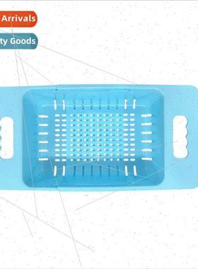 Home retractable draining basket plastic put chopsticks rack