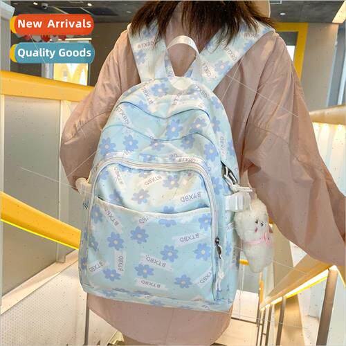 Cartoon printing schoolbag female large capacy waterproof sh