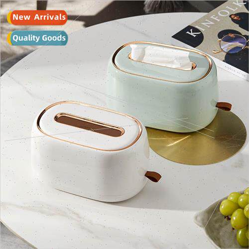 Desktop tissue box home wind spring paper towel holder whout