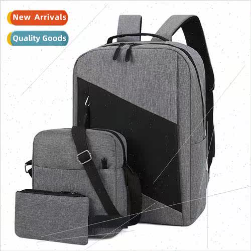Fashion commuting three sets shoulder bag outdoor student sc