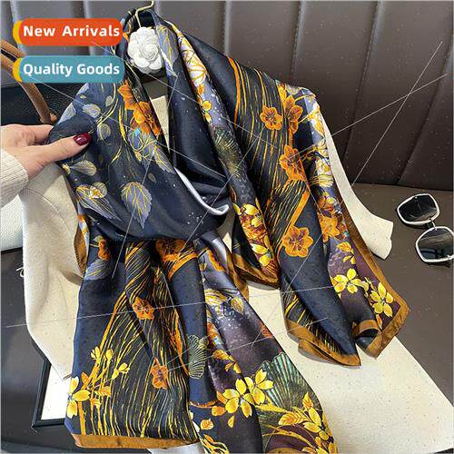 New   satin long scarf silk scarf women hundred wh thin summ