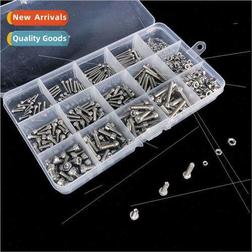 480PCS Boxed 201 Stainless Hexagon Socket Head Cap Screws St