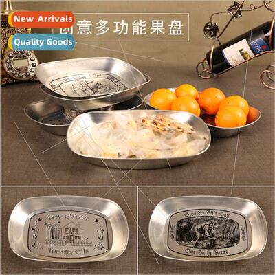 vintage iron plate boat fru plate tinplate small tray fru pl