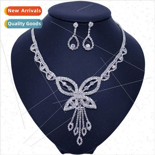 Bridal Twopcs Chain Set  American Necklace Jewellery Set Rhi