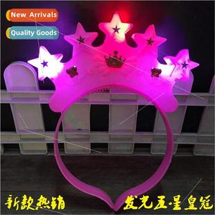 bands Crown hair glter clips headbands