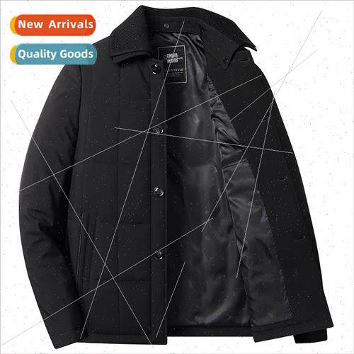 Middle-aged elderly grandfather men thickened jacket cotton