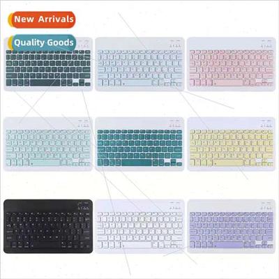 适用iPad8 tablet wireless bluetooth keyboard square color ke
