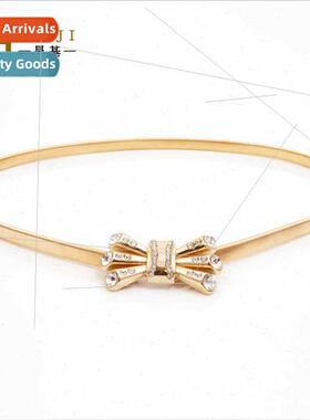 Spring Summer Fashion xury Bow Elastic Spring Type Decoratio