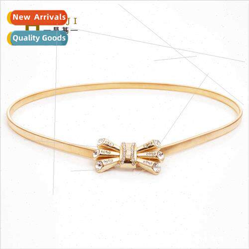 Spring Summer Fashion xury Bow Elastic Spring Type Decoratio