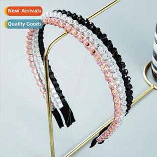 fashion headband crystal Hair wrapped Korean wire fine bands