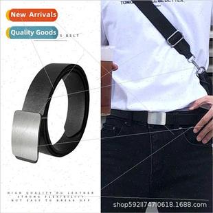 New simple men belts versatile nd pants belt casual Korean s