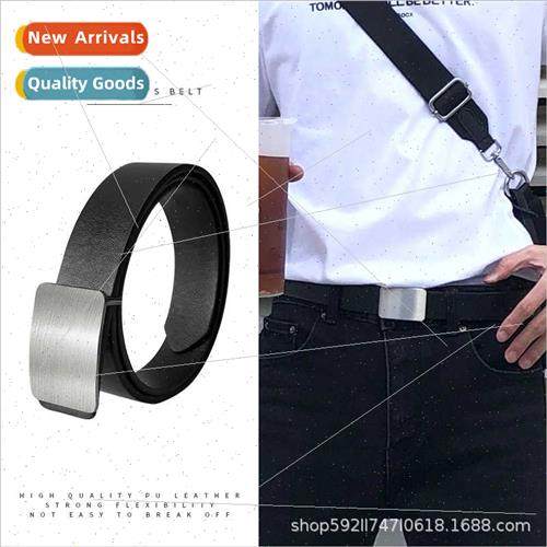 New simple men belts versatile nd pants belt casual Korean s