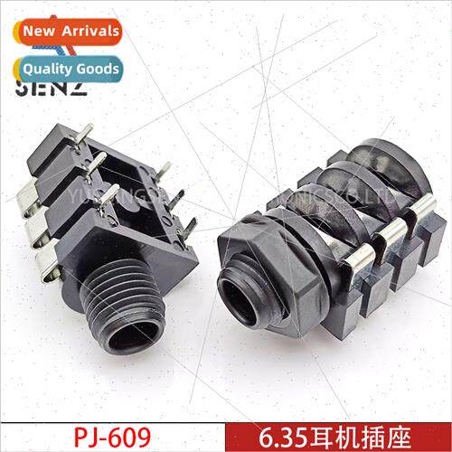 6.35mm Headphone Socket PJ609 Dwarf x-Pin All Plastic Stereo