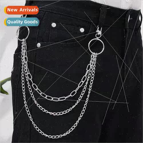 Europe fashion hip-hop waist chain nd set dance hip-hop perm