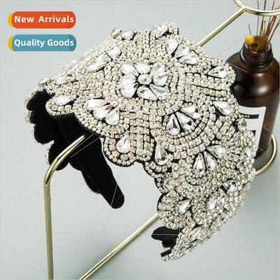 Europe new oversized full star inlaid glass rhinestone rhine