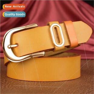 Handling ladies belt cowhide fashion leisure belt Spring Sum