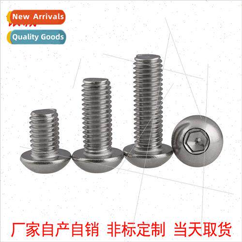 m2m2.5 304 half round head pan head socket head cap screws I